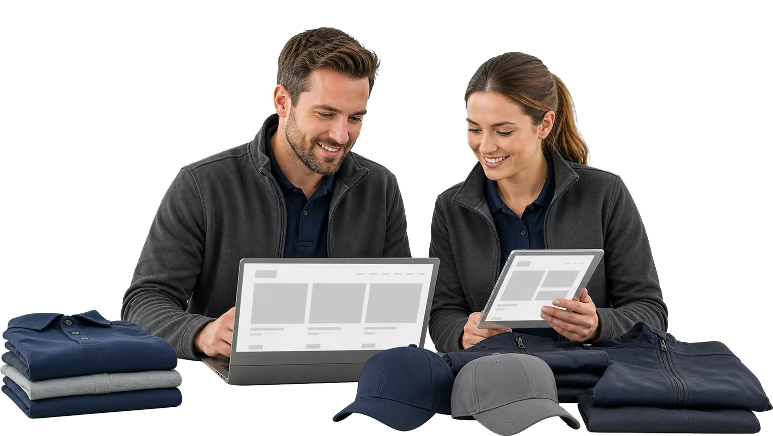 Employees Ordering Uniforms Online