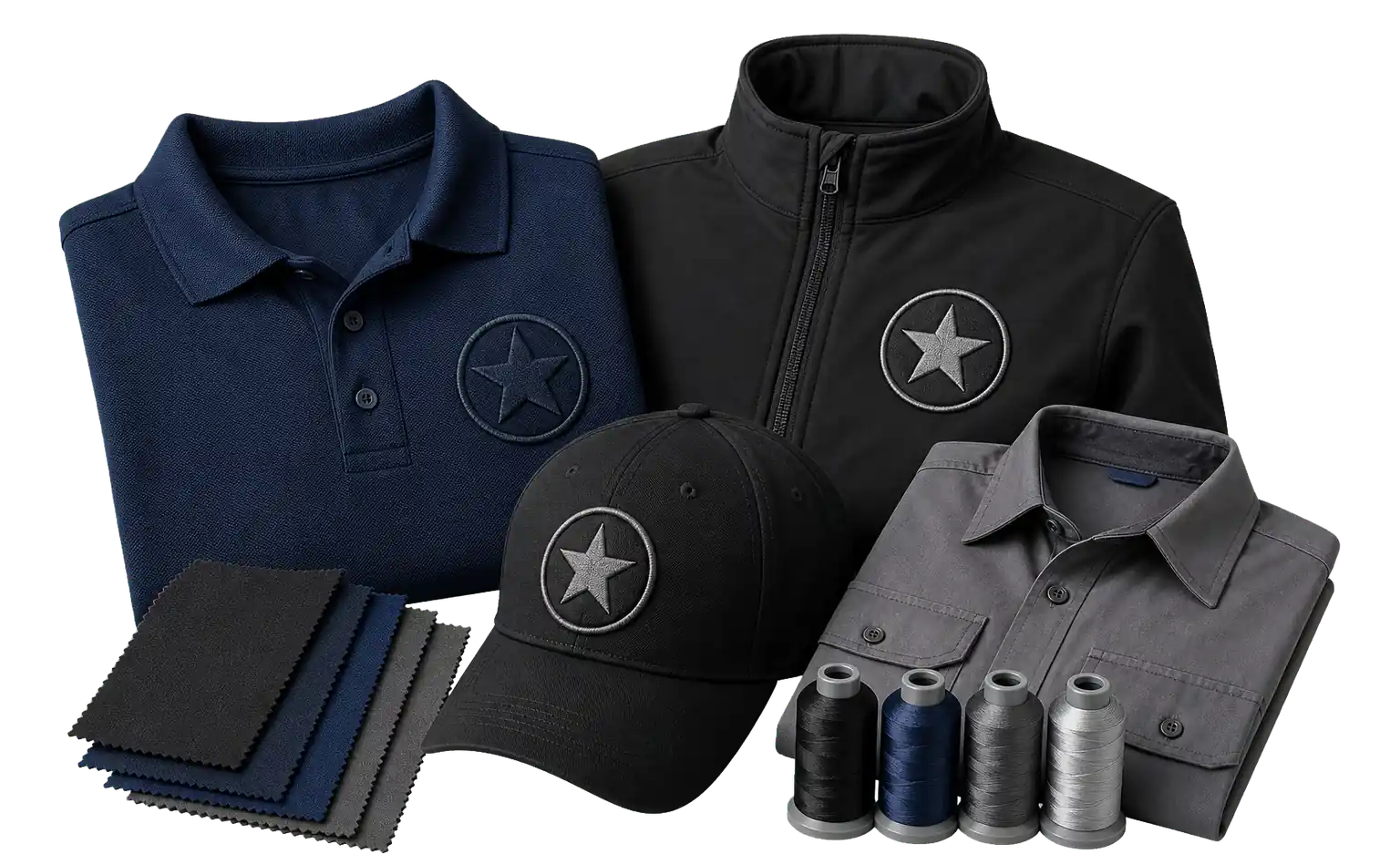 Logo Apparel and Embroidery Details