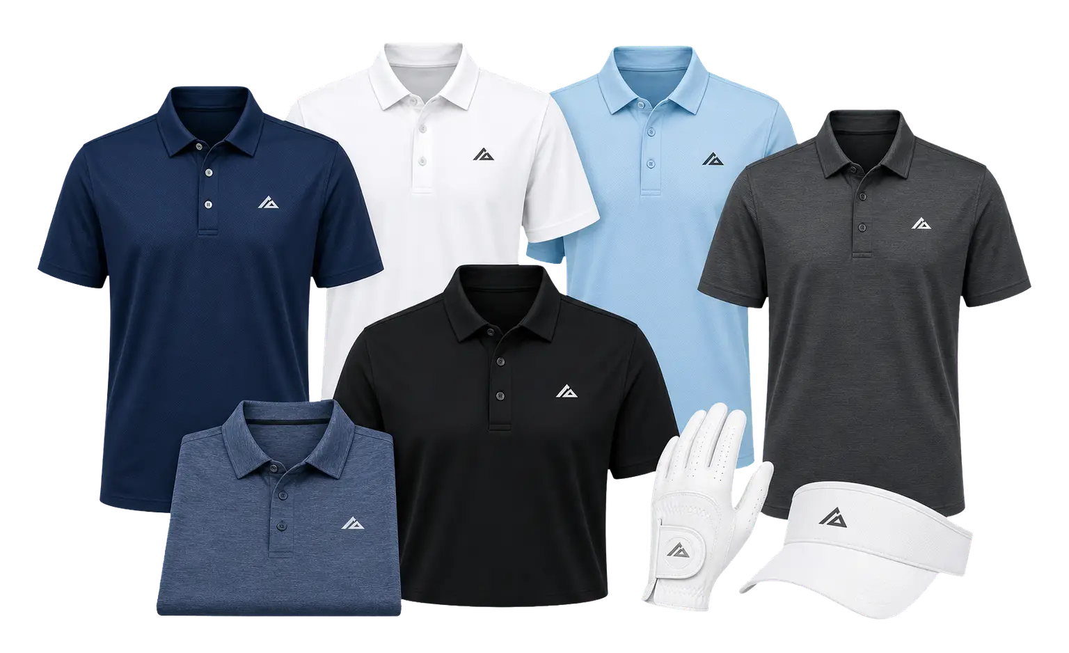 Nike golf shirts with company logo for employees and client events