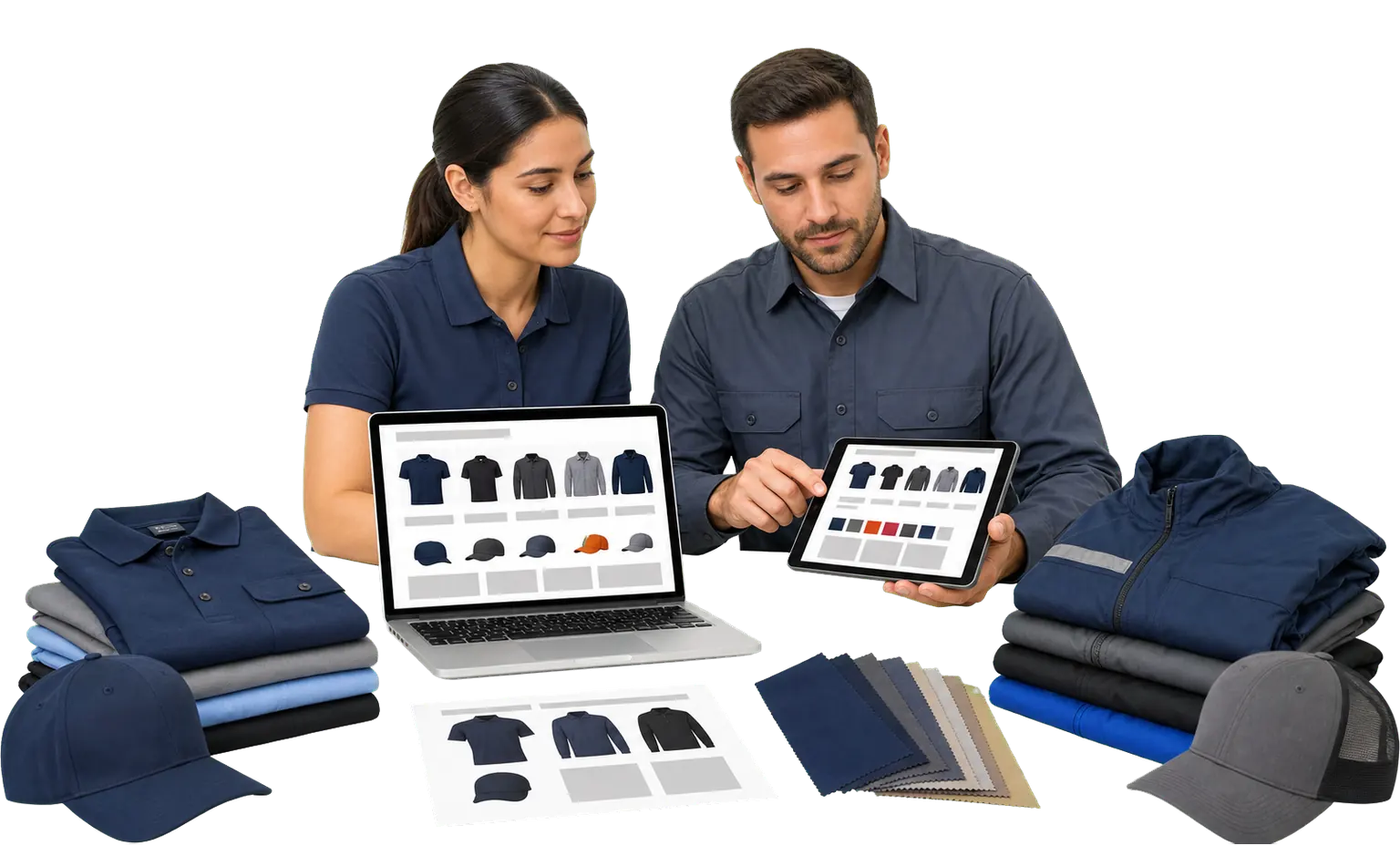 Ordering Branded Work Uniforms