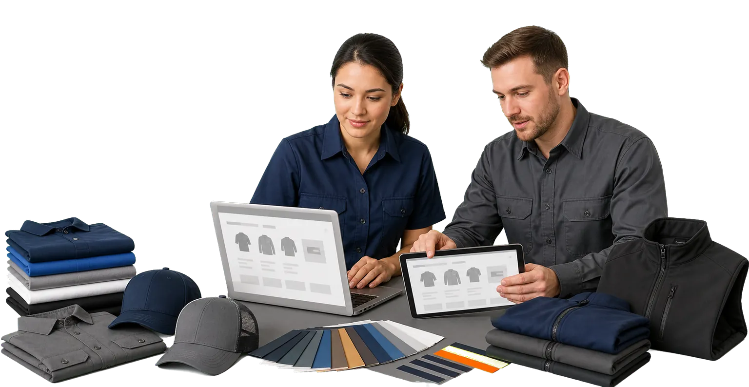 Ordering Custom Work Uniforms for Employees