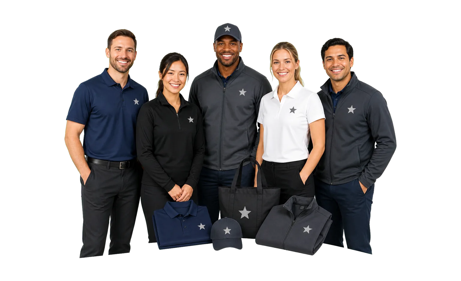 Team Wearing Branded Apparel