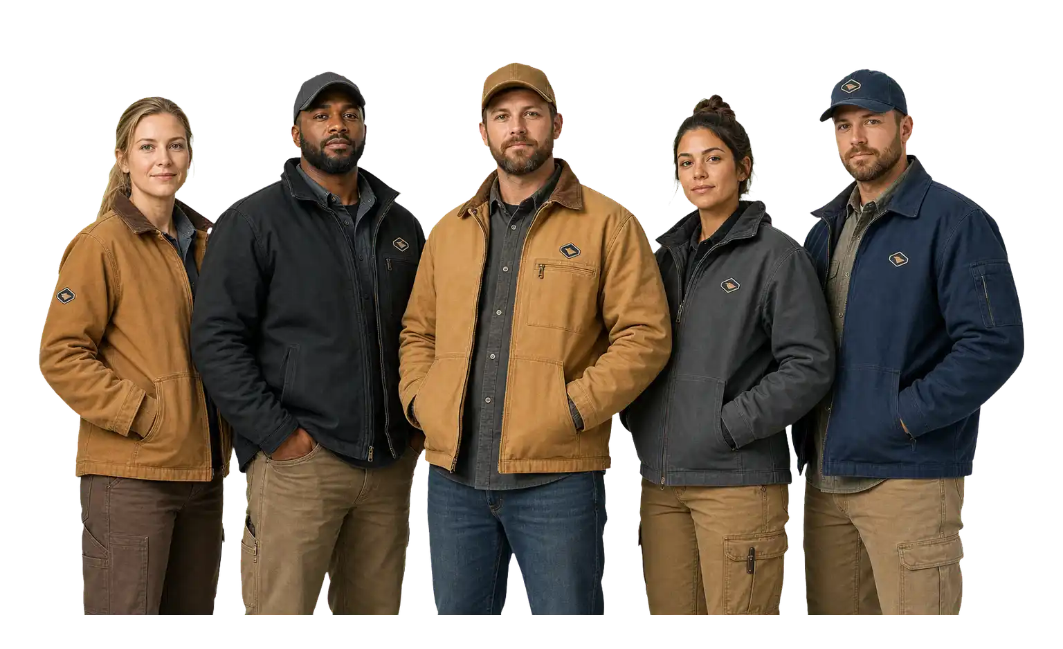 Carhartt jacket with logo for business teams and crews