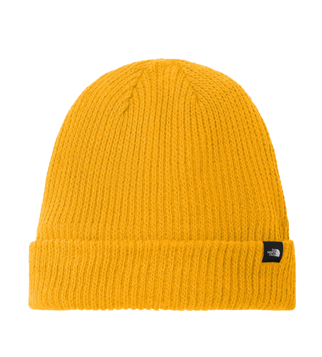 Custom The North Face yellow knit beanie