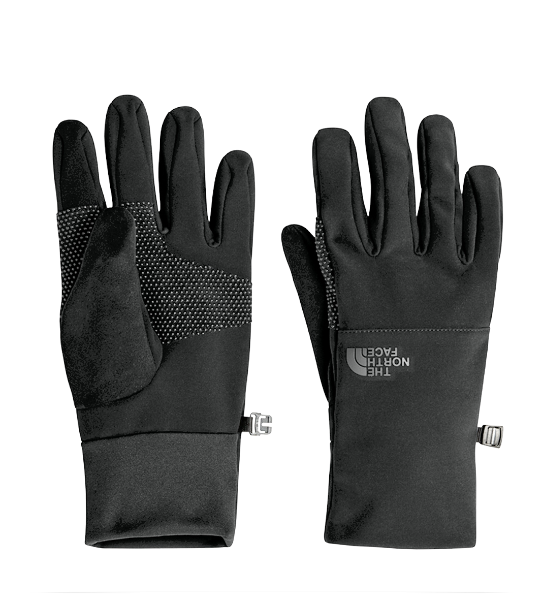 Custom The North Face black touchscreen gloves