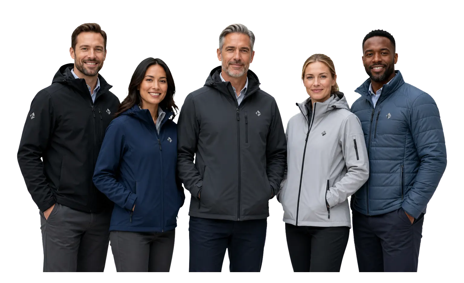 North Face jacket with logo for business teams