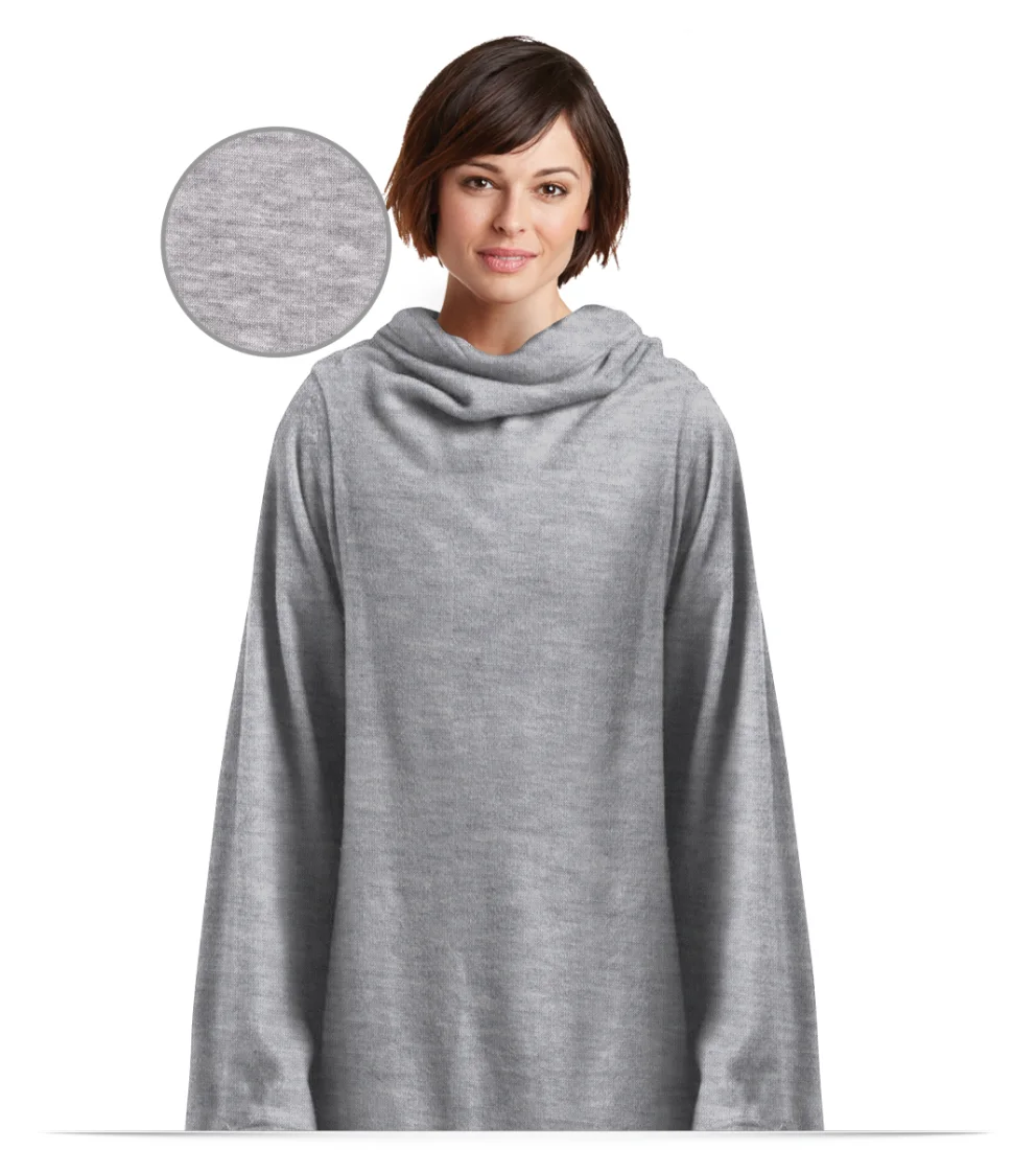 Embroidered Sweatshirt blankets with Sleeves