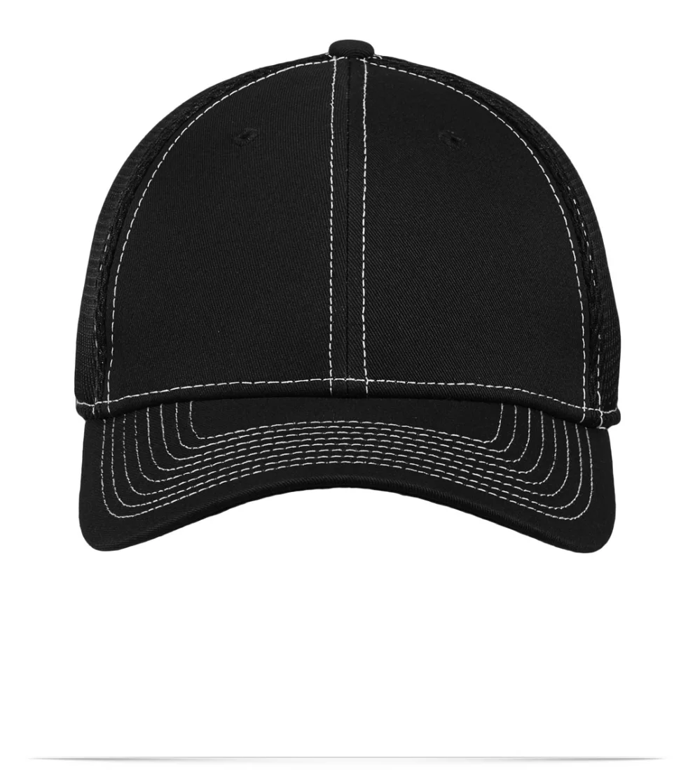 Personalized New Era Stretch Mesh Contrast Stitch Cap