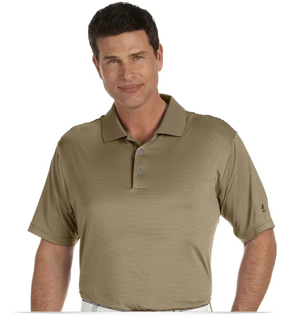 Custom Classic Stripe Short-Sleeve Polo