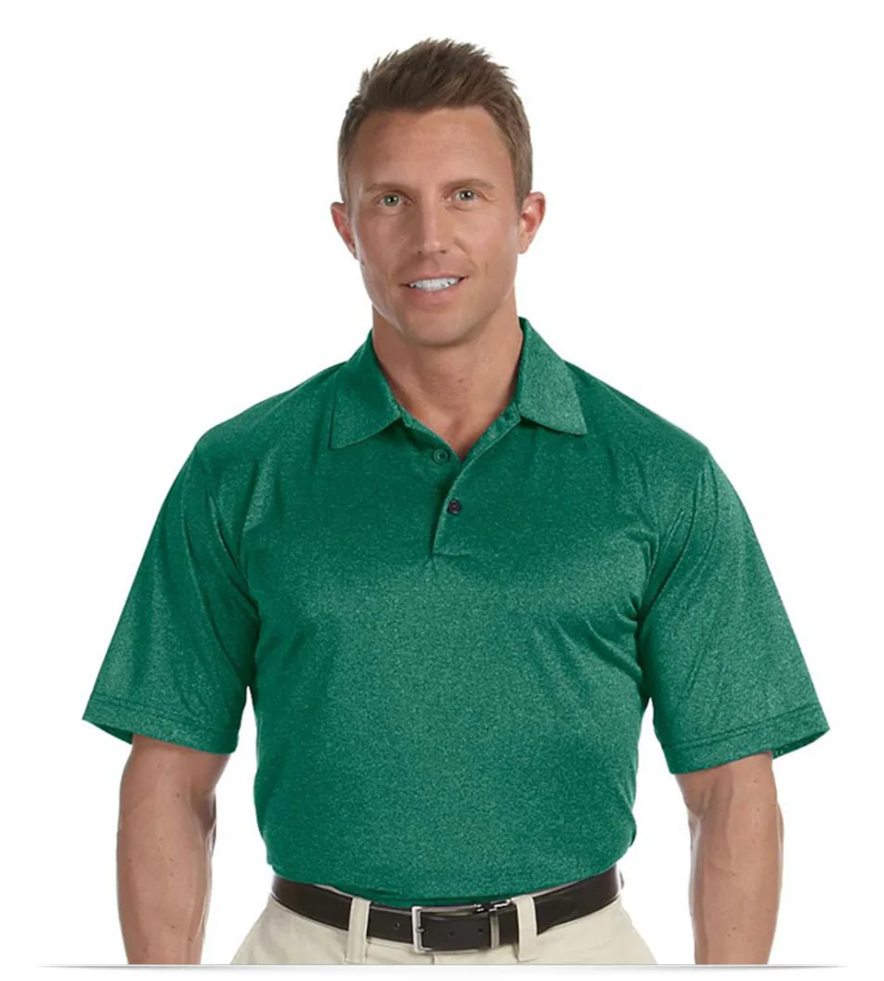 Personalized Adidas Golf Mens Heather Polo