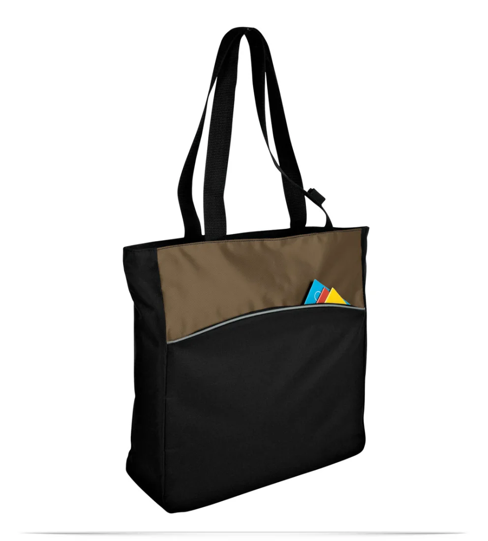Customize Logo Two Tone Tote Bag
