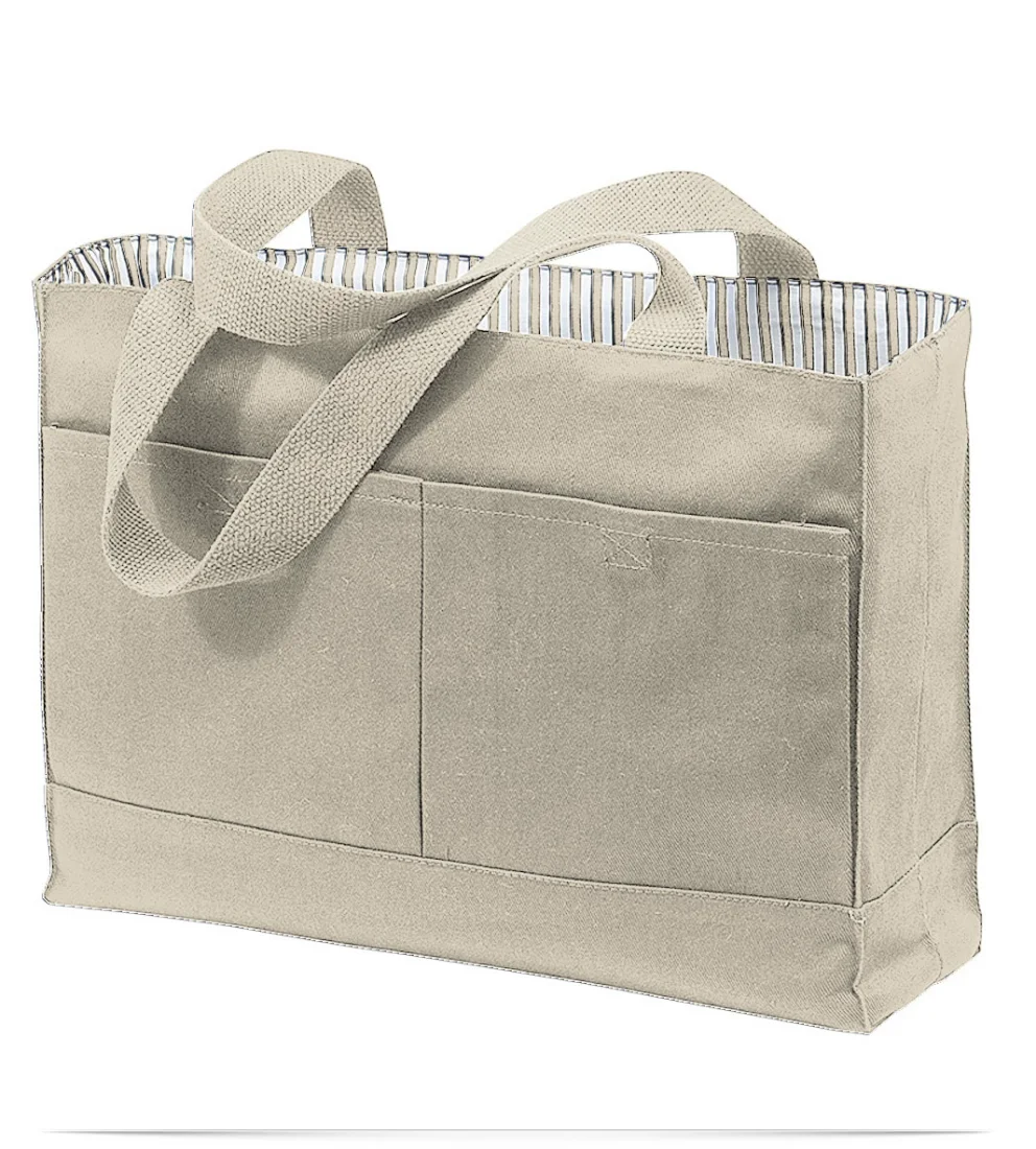 Customize Tote Bag Two Pocket
