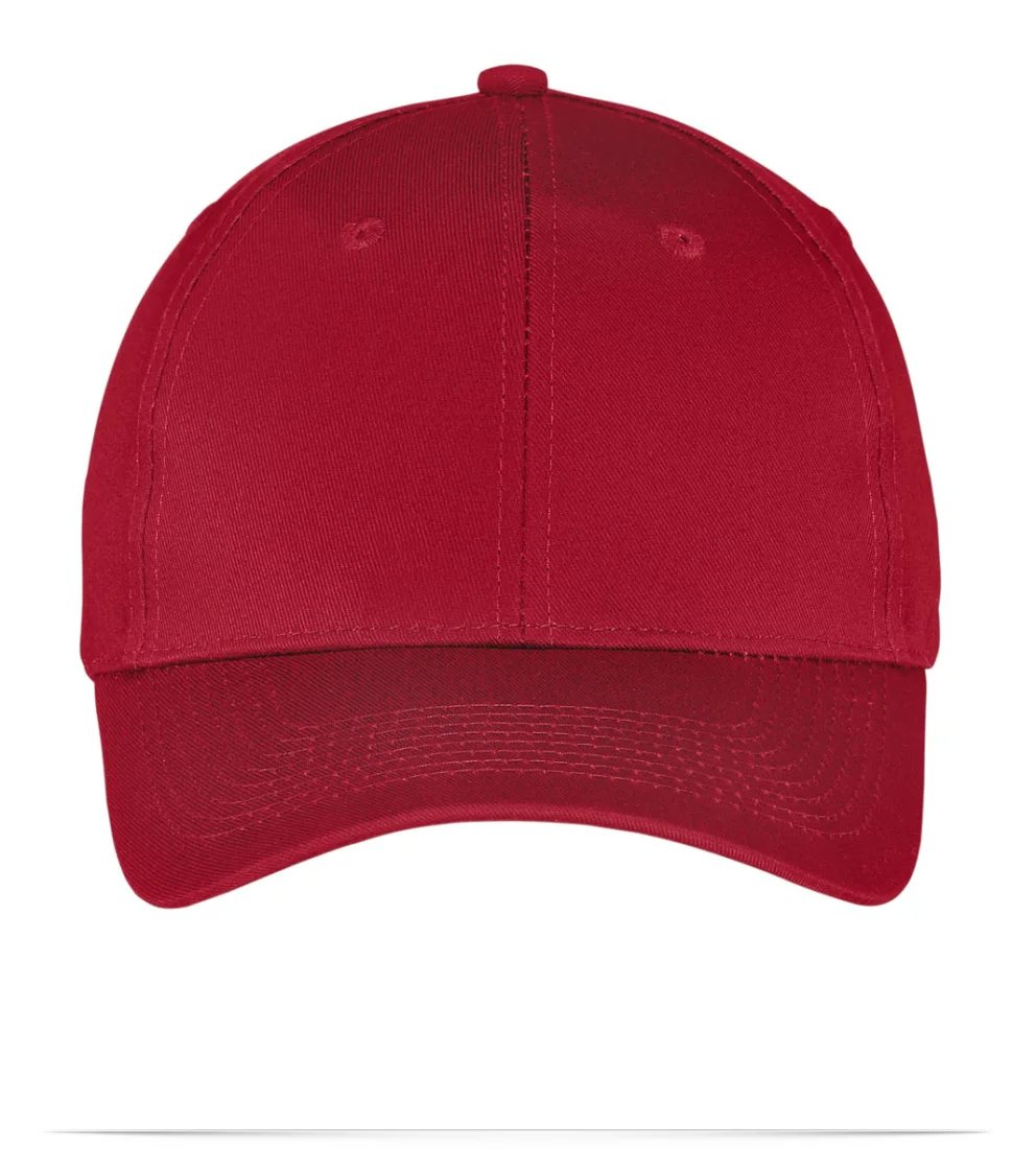 Embroidered Logo Twill Cap with Velcro Closure