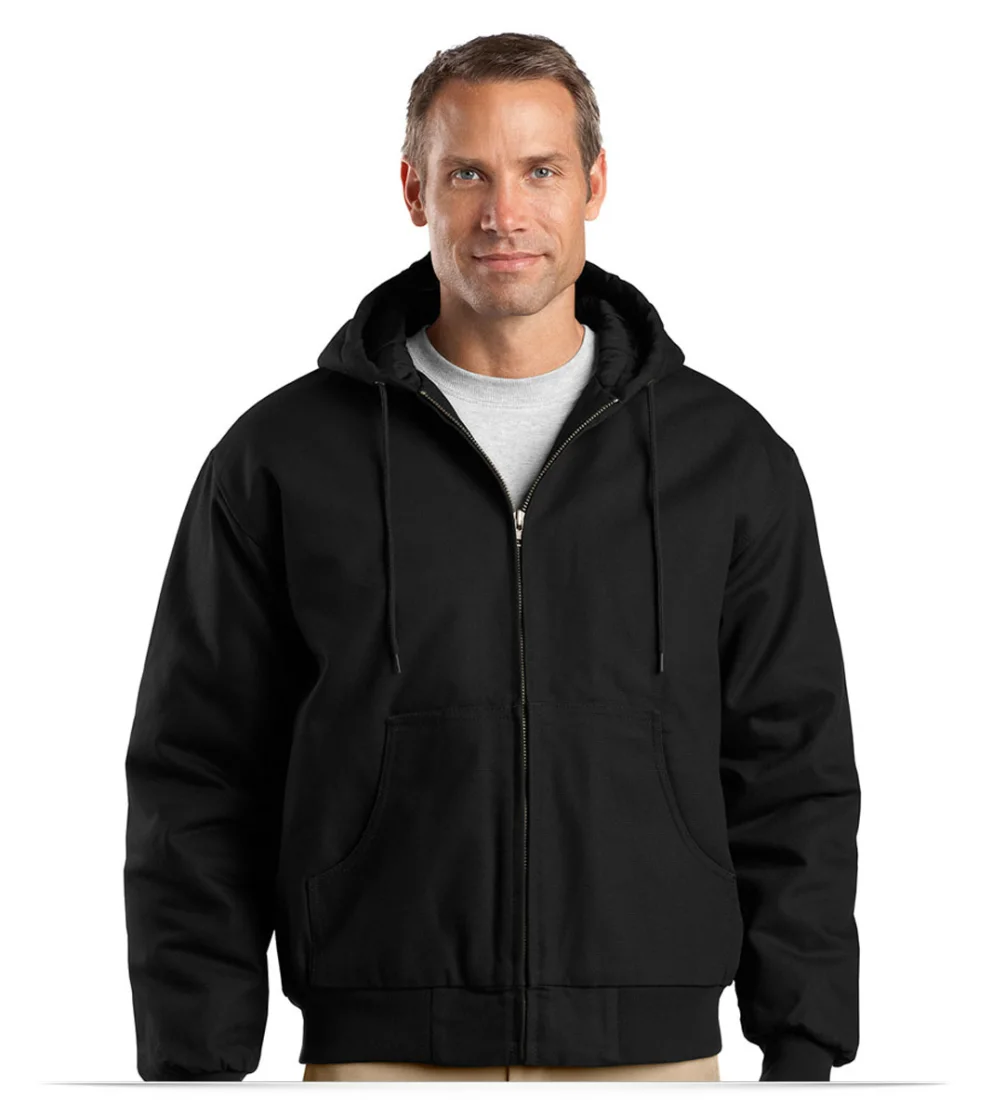 customized hooded work jacket