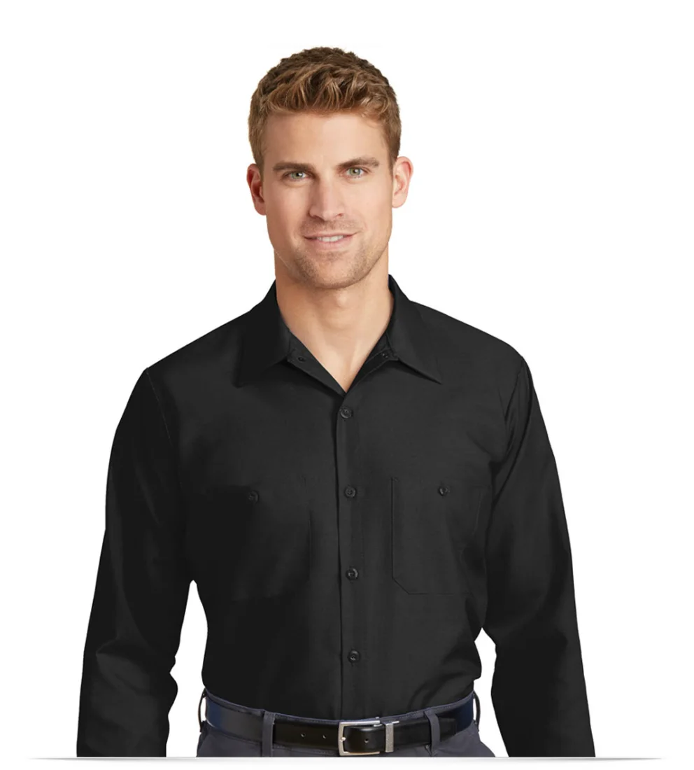 Red Kap Tall Long Sleeve Industrial Work Shirt