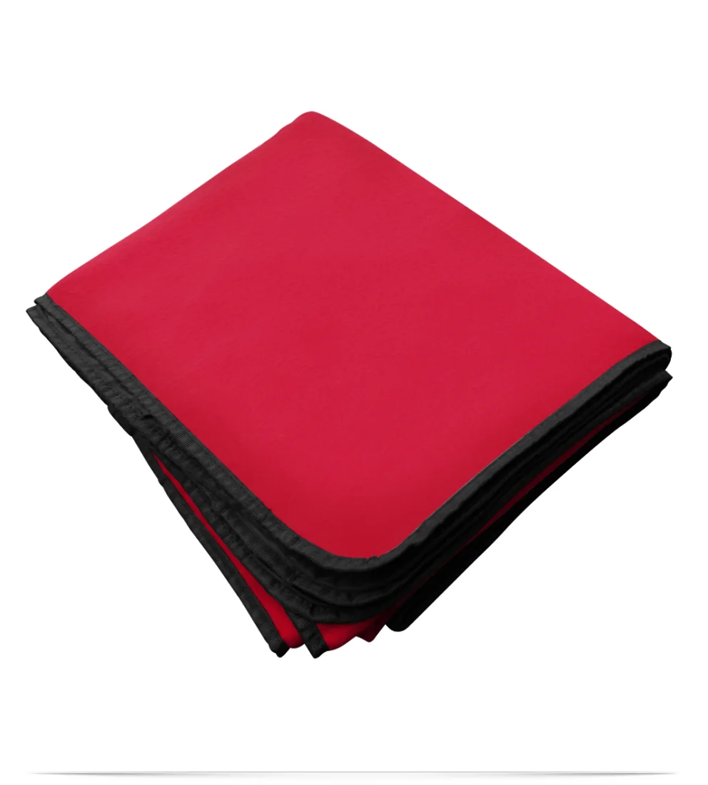 Custom Fleece Blankets with Your Embroidered Logo