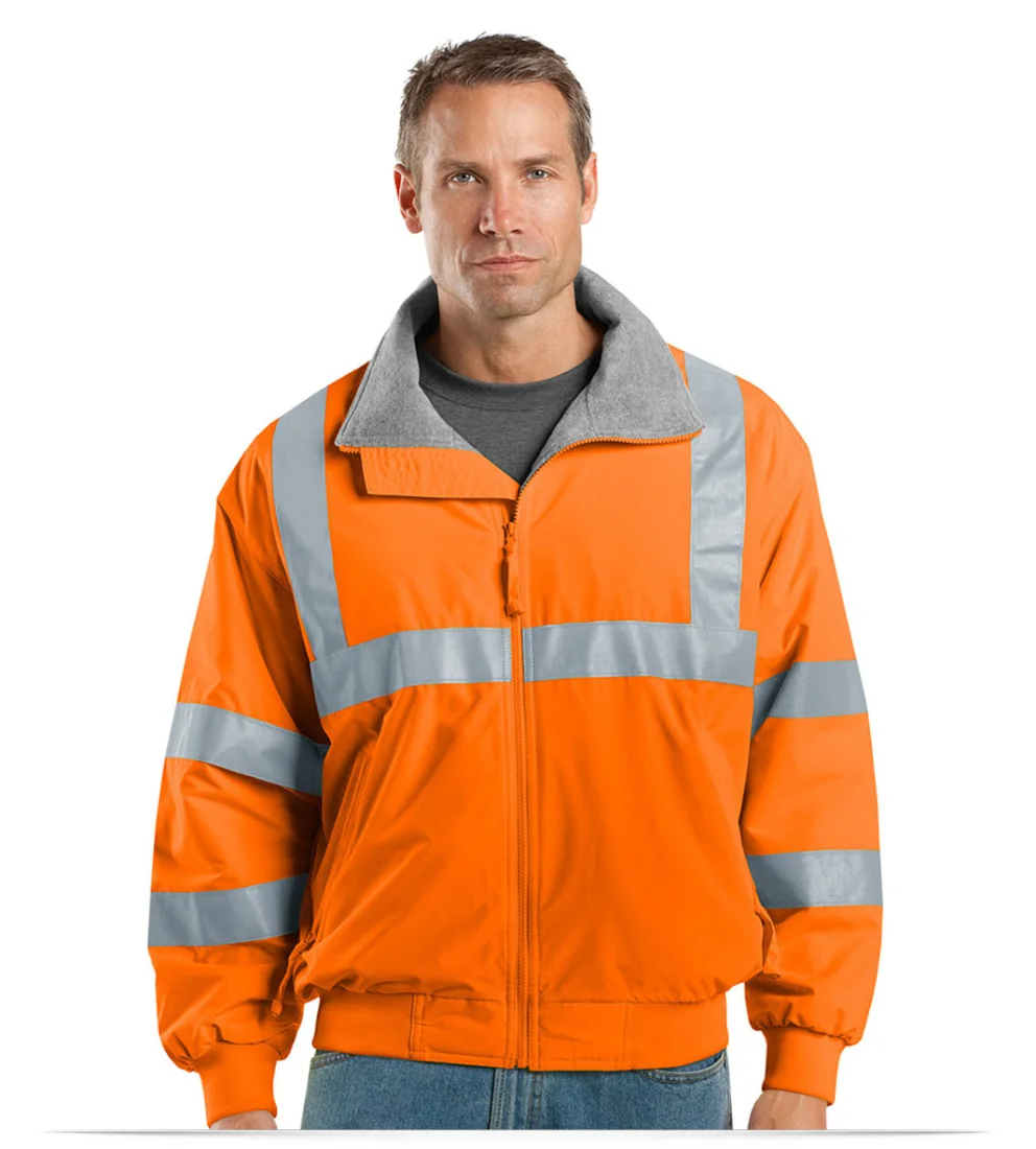 Customize Work Jacket with Reflective Tapes