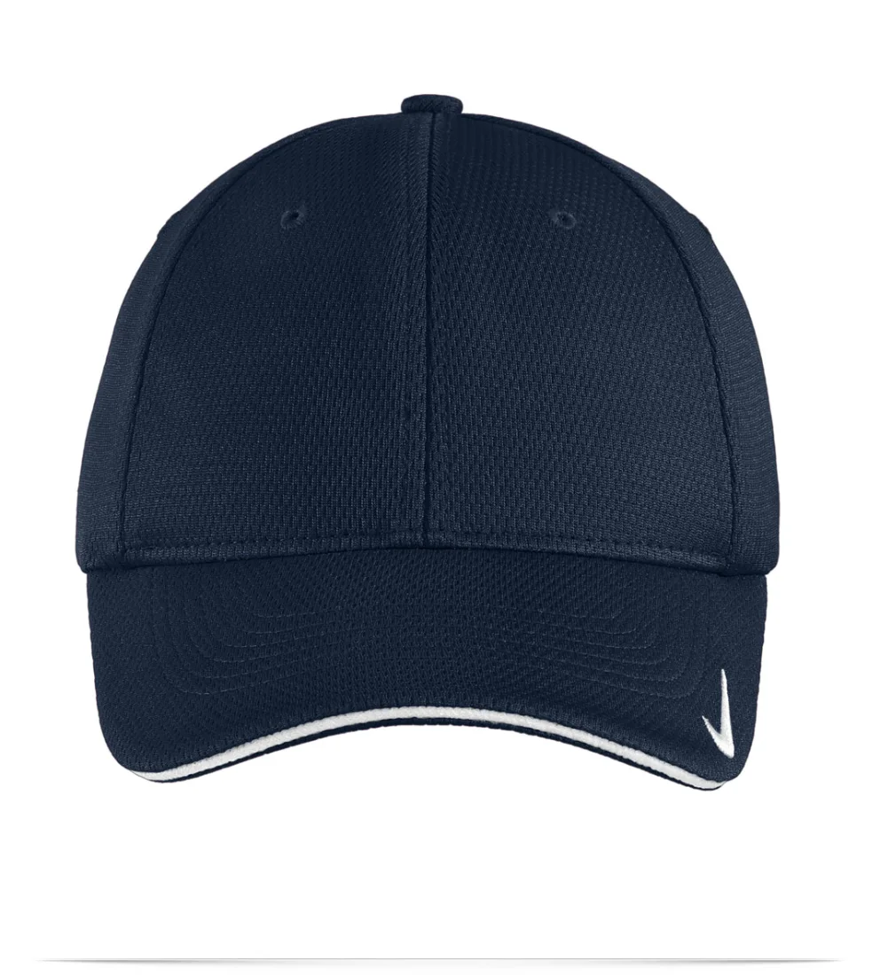 Embroidered Nike Golf Mesh Swoosh Sandwich Cap