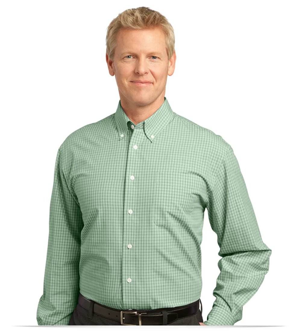 Customize Plaid Easy Care Shirt