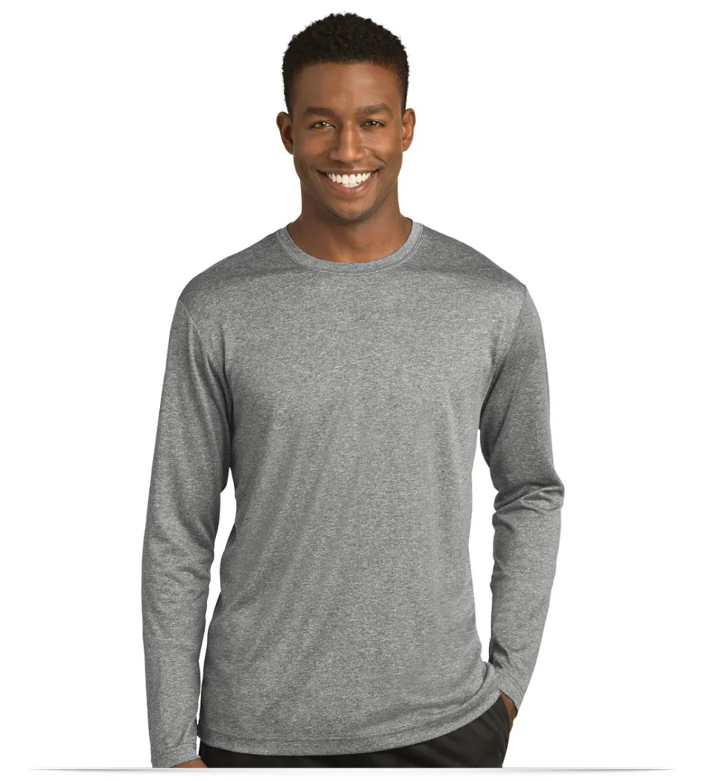 Customize Sport-Tek Long Sleeve Heather Contender Tee