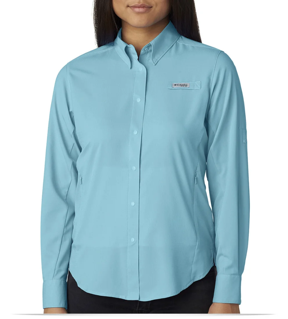 Custom Columbia Ladies Long-Sleeve Shirt