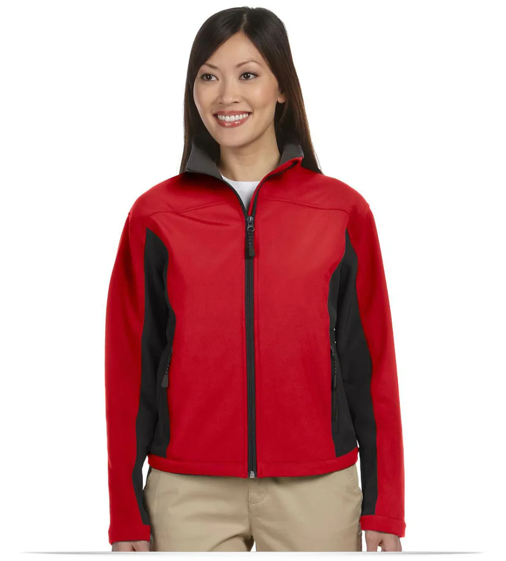 Ladies Soft Shell Colorblock Jacket