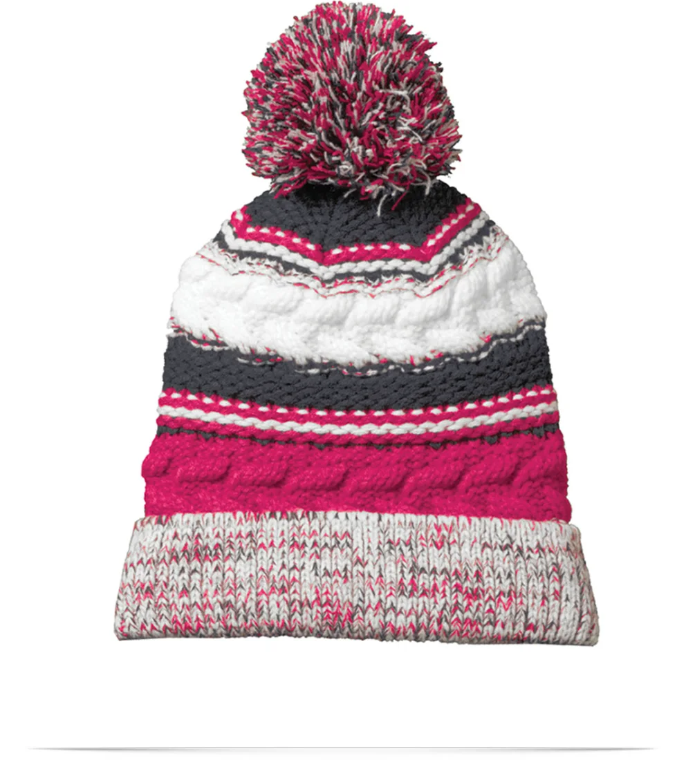 Sport-Tek Pom Pom Team Beanie