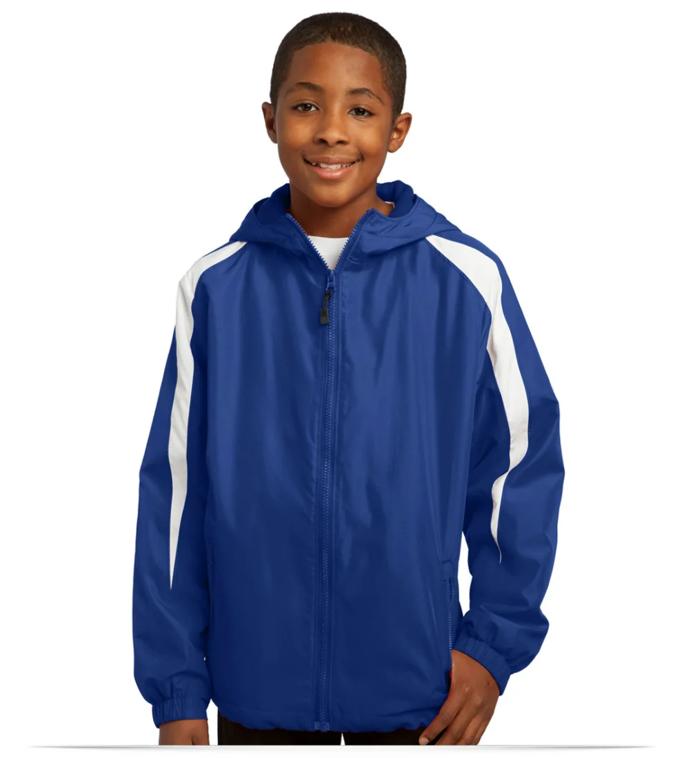 Sport-Tek Youth Lined Colorblock Jacket