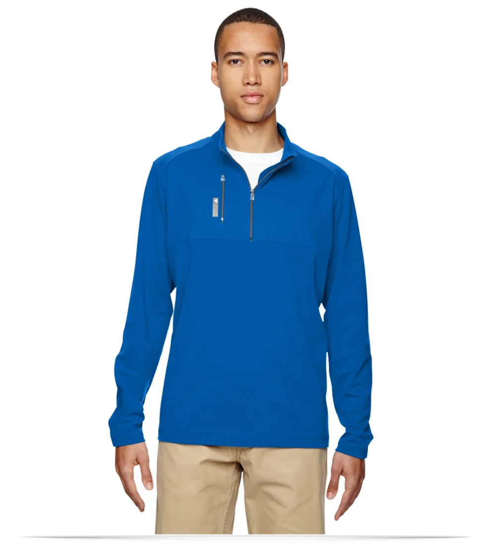 Adidas Golf Mixed Media Quarter-Zip