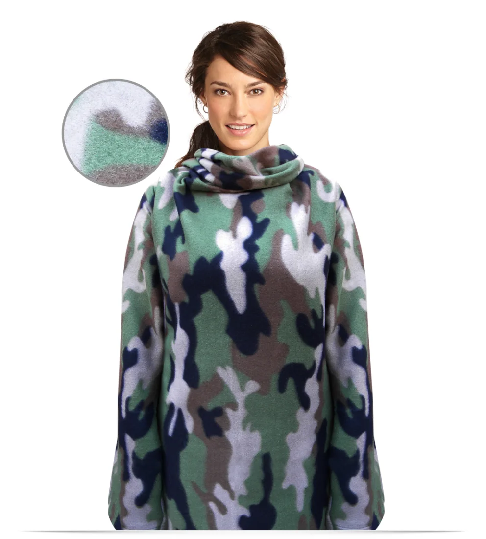 Camouflage Sleeved Blankets
