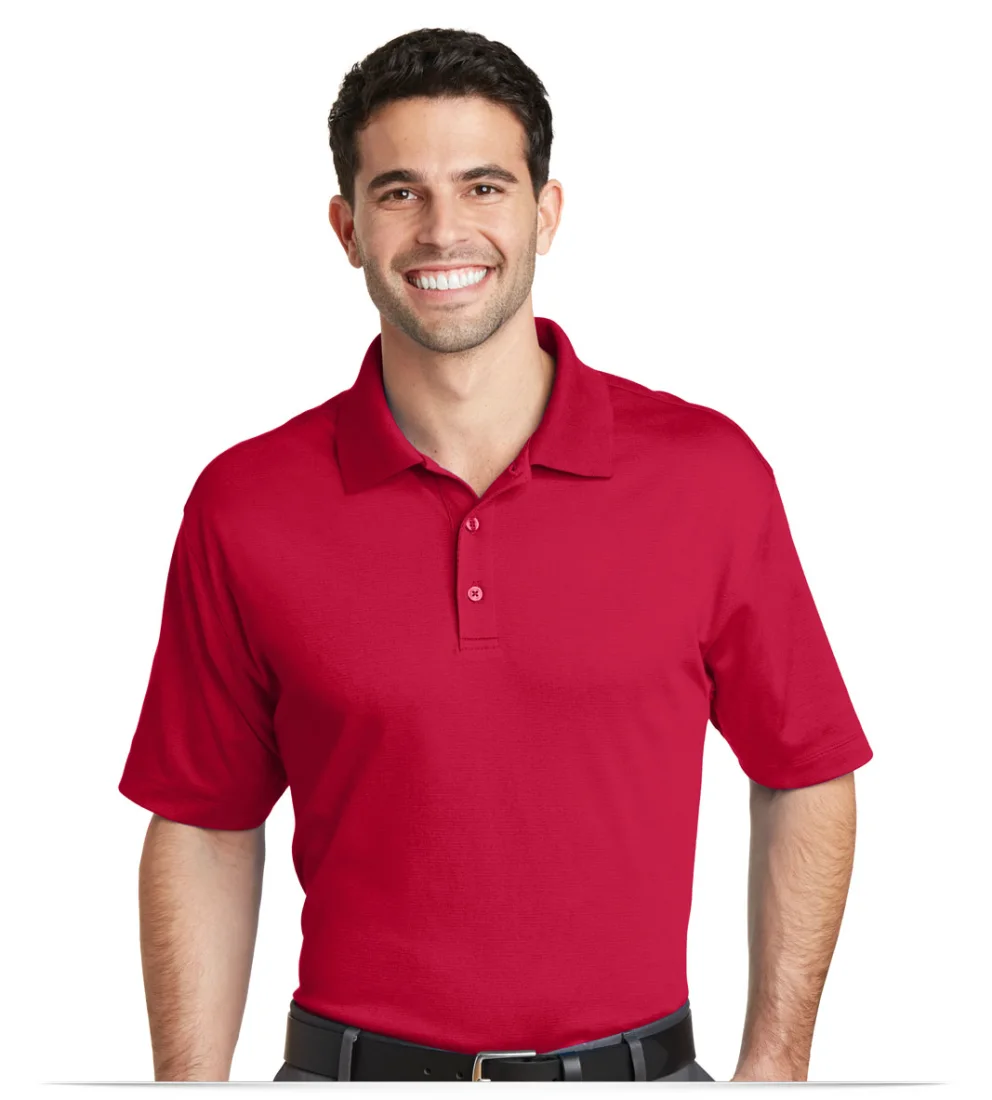 Custom Poly Cotton Polos Embroidered with Logo