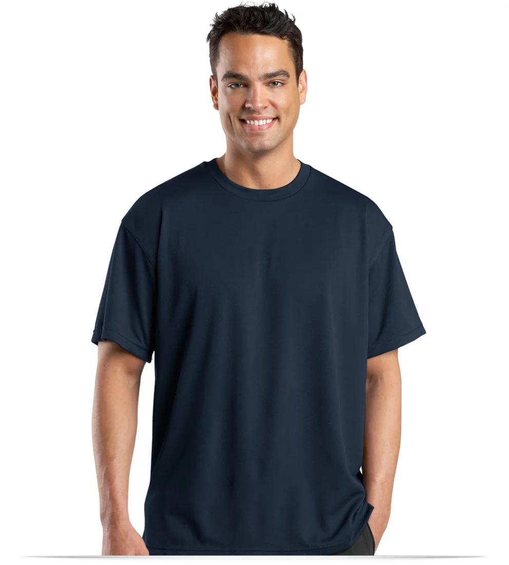 Customize Port Authority Dri Mesh Short Sleeve T-Shirt