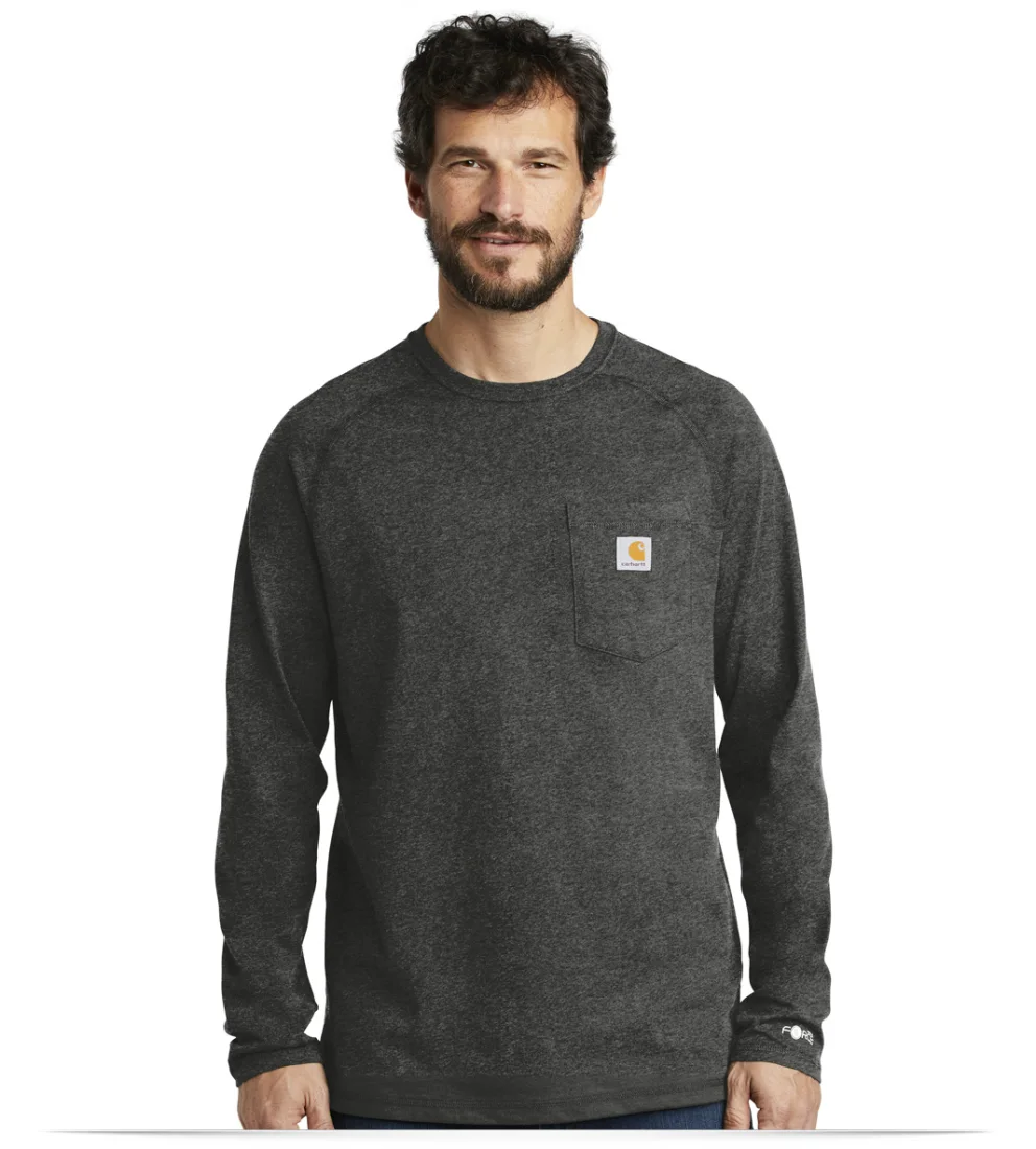 Carhartt Force Cotton Delmont Long Sleeve T-Shirt