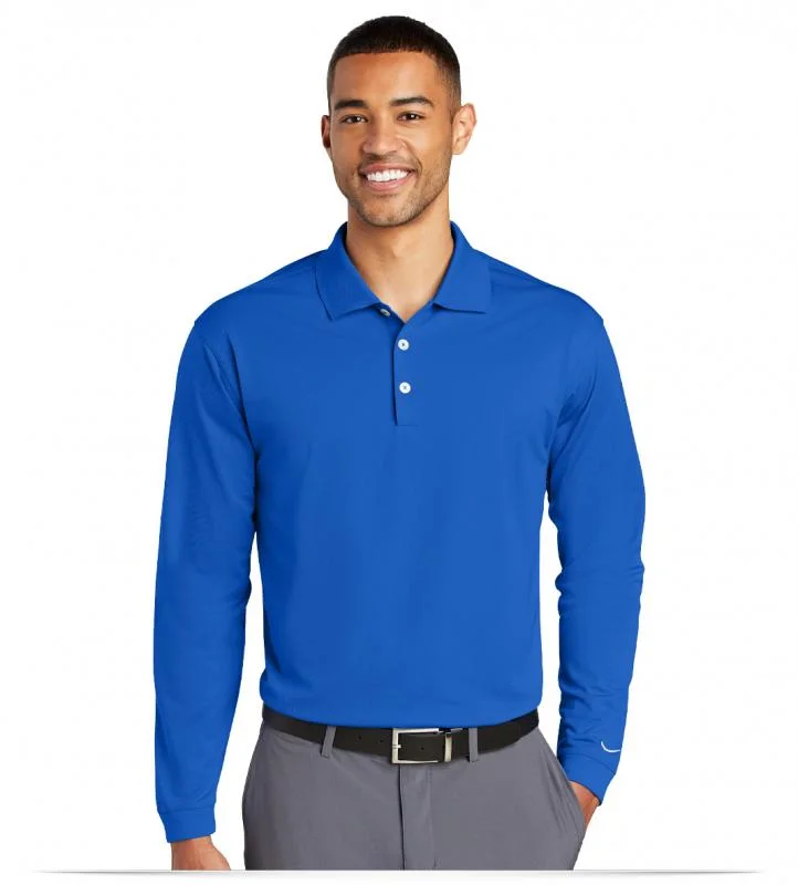 Custom Monogrammed Mens and Womens Long Sleeve Polos