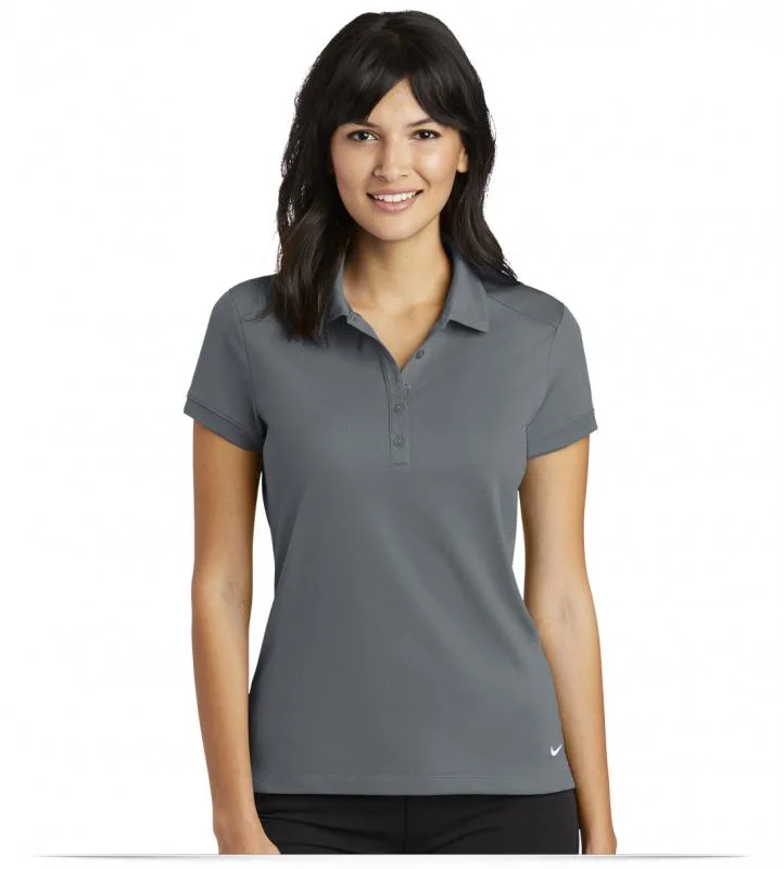 Nike Ladies Dri-FIT Solid Icon Pique Modern Fit Polo