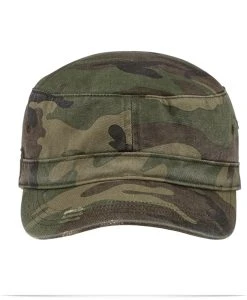 Customize Logo Distressed Military Hat