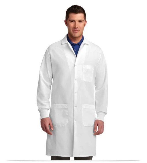 Red Kap Specialized Cuffed Lab Coat with Custom Logo