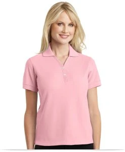 Custom 100% Cotton Embroidered Polo Shirt for Women