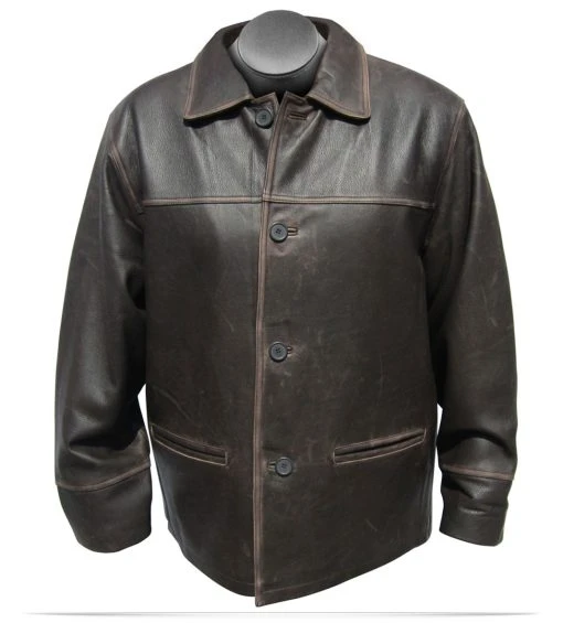Design Embroidered Dawson Leather Jacket Online at AllStar Logo