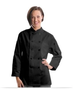 Custom Logo 10 Button 3/4 Sleeve Chef Jacket