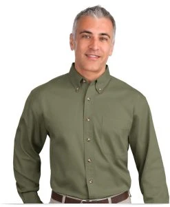 Personalized Long Sleeve Twill Shirt