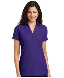 Customize Port Authority Ladies Silk Touch Y-Neck Polo
