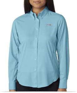 Custom Columbia Ladies Long-Sleeve Shirt