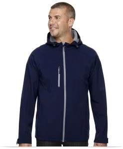 North End Bonded Soft Shell Hooded Jacket