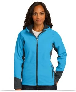 Port Authority Ladies Hooded Soft Shell Jacket