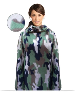 Camouflage Sleeved Blankets