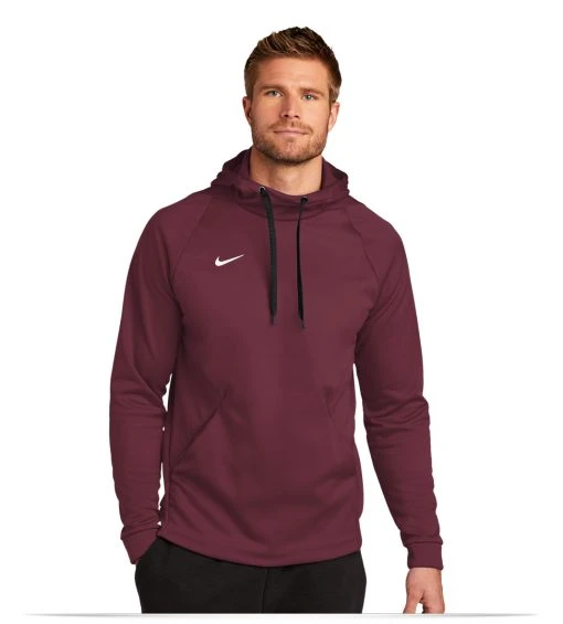 Nike Therma-FIT Pullover Fleece Hoodie With Embroidered Logo